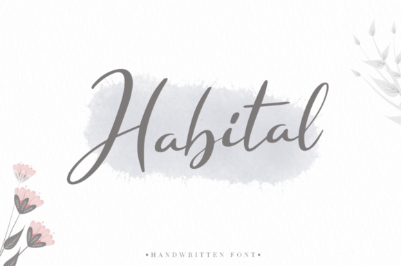 Habital Font Habital Font Poster 1