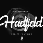 Hadfield Script Font Poster 1