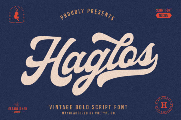 Haglos Font Poster 1