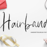 Hairband Font Poster 1