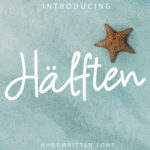 Halften Font Poster 1