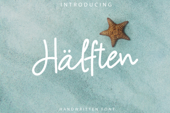 Halften Font Poster 1