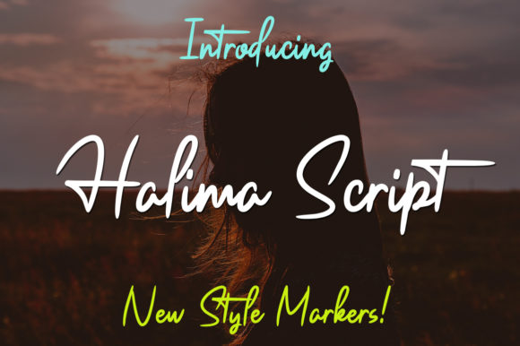 Halima Script Font