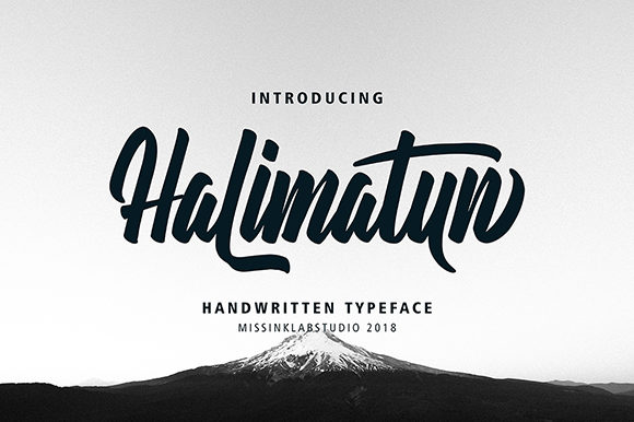 Halimatun Font Poster 1