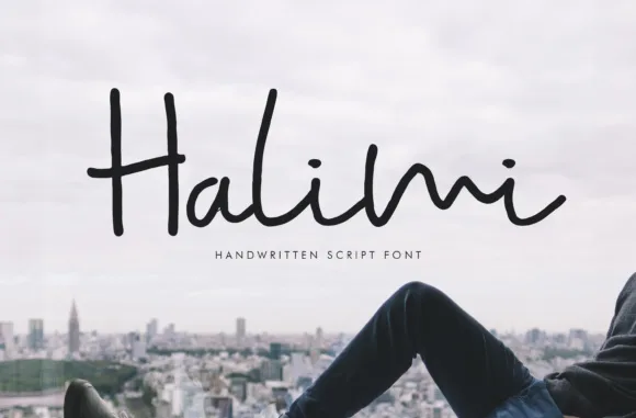 Halimi Font Halimi Font Poster 1