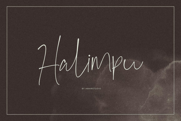 Halimpu Font Poster 1