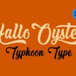 Hallo Oyster Font Poster 2