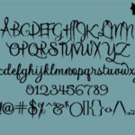 Halloween Elegance Font Poster 2