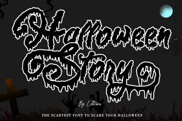 Halloween Story Font Poster 1