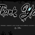 Halloween Story Font Poster 11