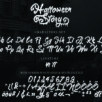 Halloween Story Font Poster 4