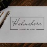 Halmahera Font Poster 1