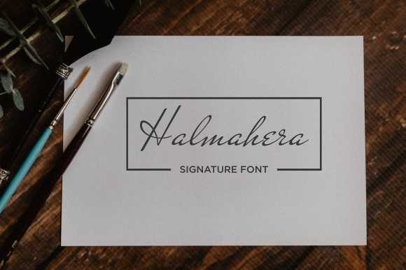 Halmahera Font Poster 1