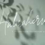 Halmaherra Font Poster 1