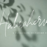 Halmaherra Font Poster 3