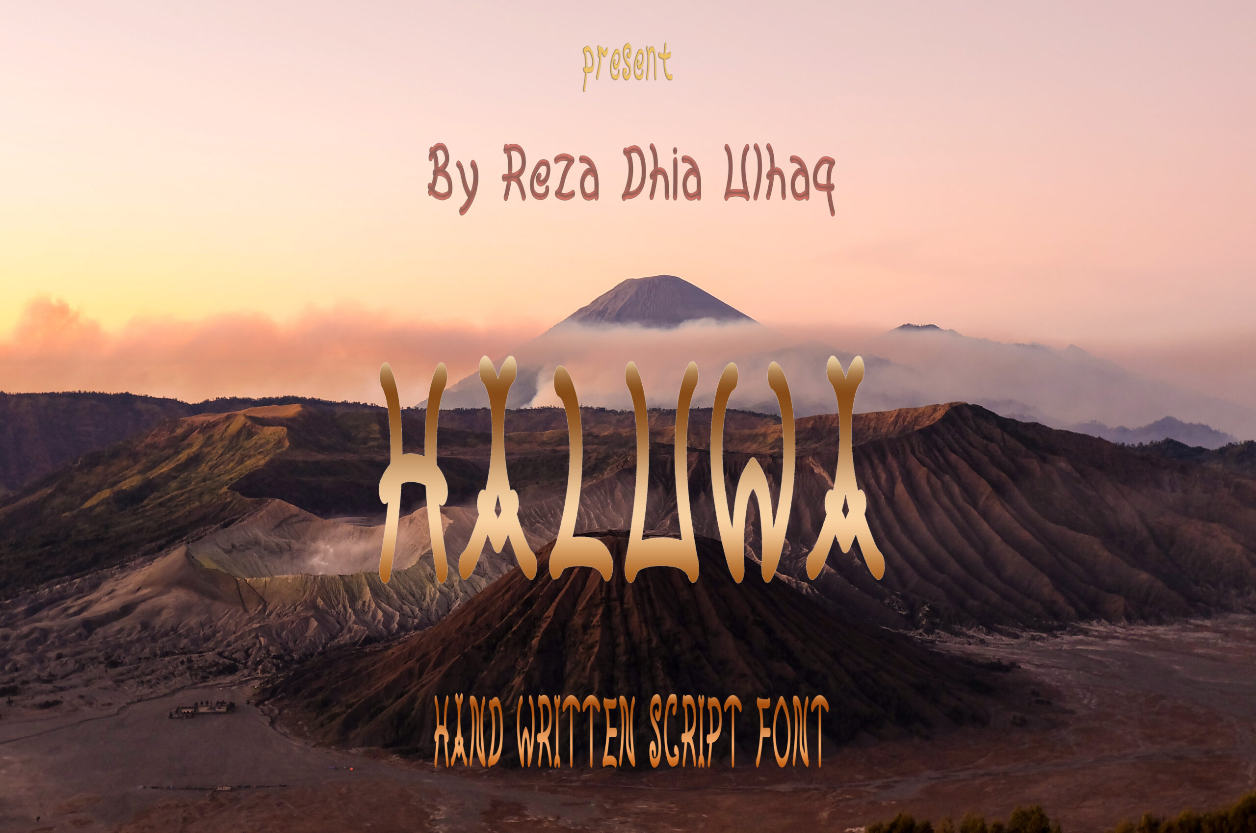 Haluwa Font Poster 1