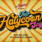 Halycoon Script Font Poster 1