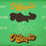 Halycoon Script Font Poster 8