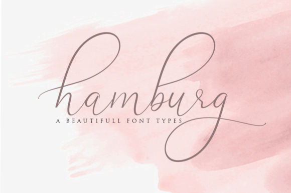 Hamburg Font Poster 1