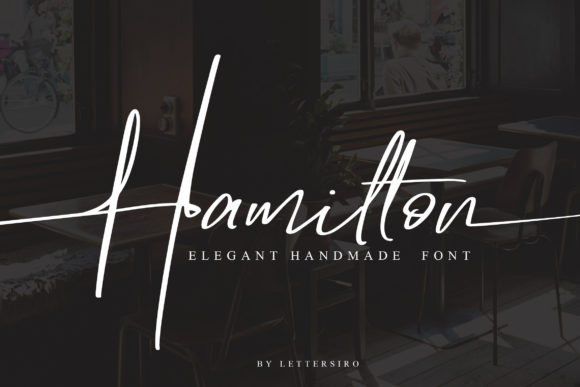 Hamilton Font Poster 1