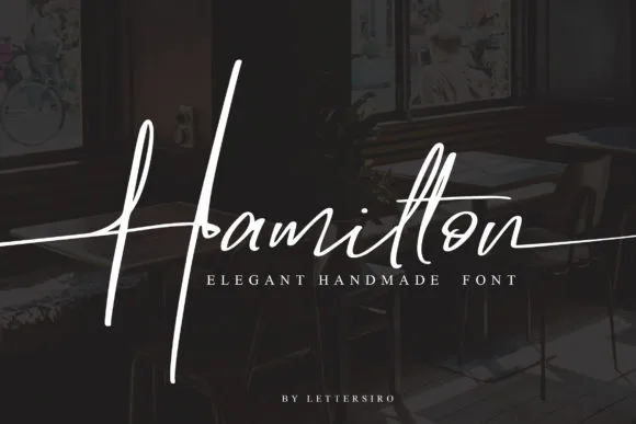Hamilton Font Hamilton Font Poster 1