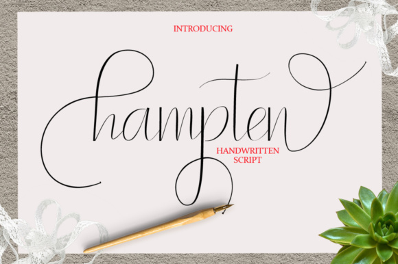 Hampten Font Poster 1