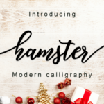 Hamster Script Font Poster 1