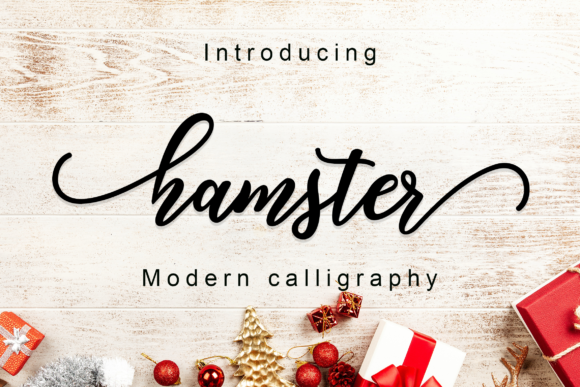 Hamster Script Font Poster 1
