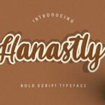 Hanastly Font Poster 1