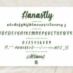 Hanastly Font Poster 7