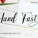 Hand Fast Font Poster 1