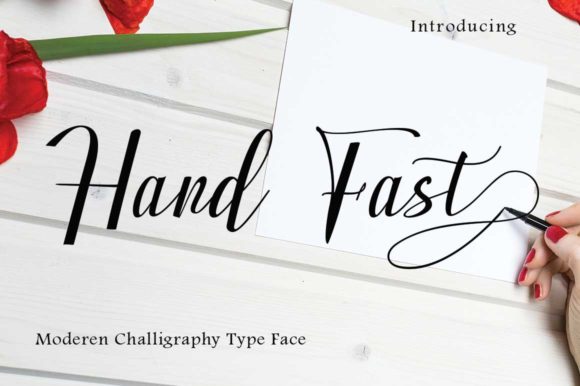 Hand Fast Font Poster 1