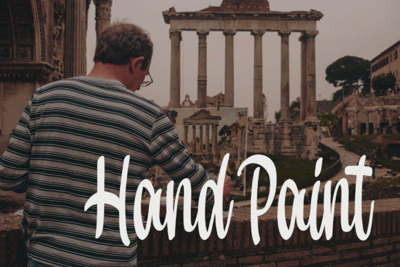 Hand Paint Font