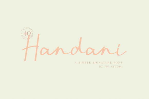 Handani Font Poster 1