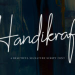 Handikraf Font Poster 1