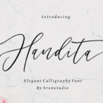 Handita Font Poster 1