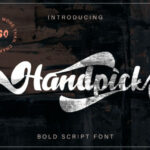 Handpick Font Poster 1