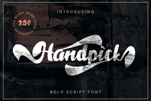 Handpick Font Poster 1