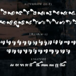 Handpick Font Poster 8