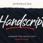Handscript Font Poster 1