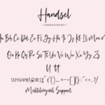 Handsel Font Poster 8