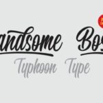 Handsome Boss Font Poster 2