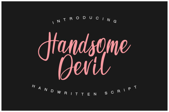 Handsome Devil Font Poster 1