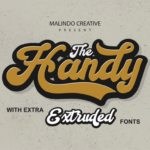 Handy Script Font Poster 1