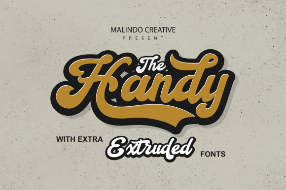 Handy Script Font Poster 1