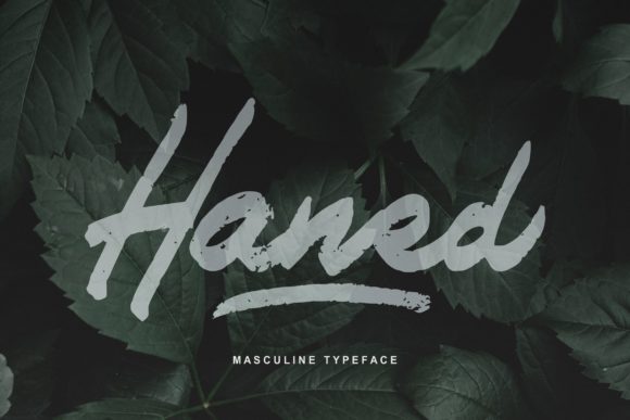 Haned Font Poster 1