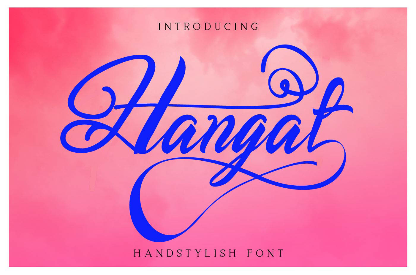 Hangat Font Poster 1