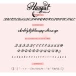 Hangat Font Poster 3