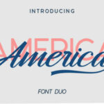 Hangberd America Duo Font Poster 1