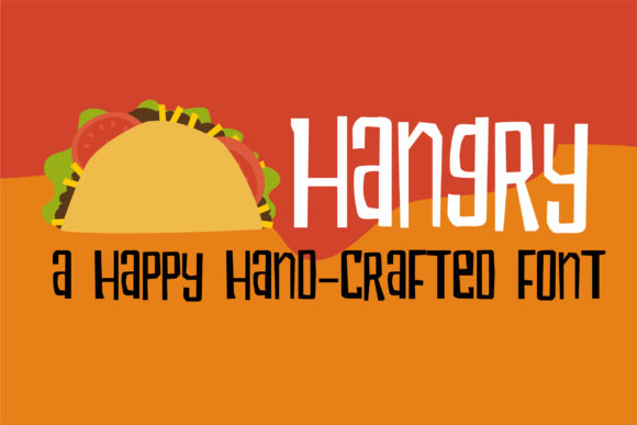 Hangry Font Poster 1